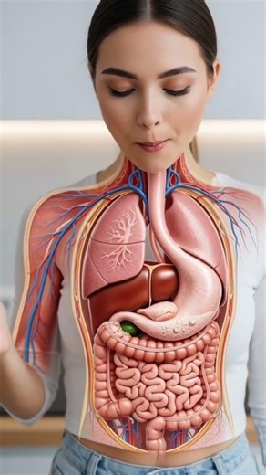 “Watch How Your Chicken Gets Digested Inside Your Body! 🍗👀”