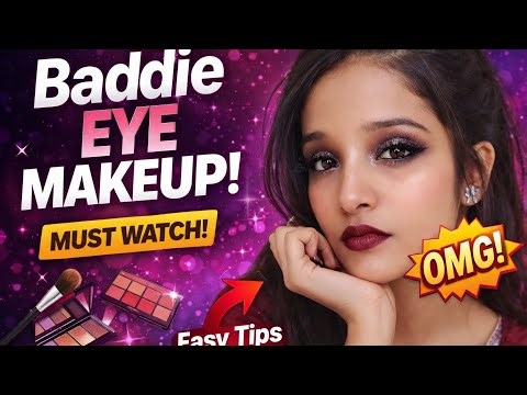 Baddie Eye Makeup for Beginners 💄 Easy + Trending Look |Eye Makeup Tutorial | ‪@sanakhanvlogs2025‬