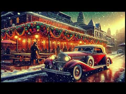 ❄️🎷 1930s Cozy Christmas Night | Snowy Small Town, Jazz, Family & Holiday Magic 🎄✨