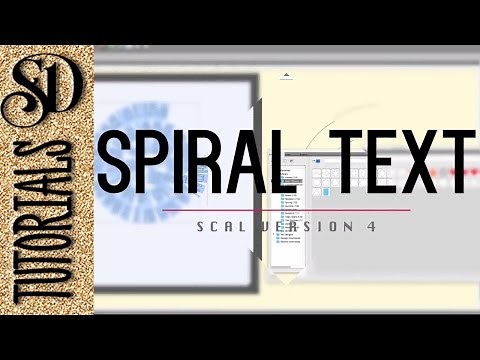 SCAL4 Typing spiral text in Sure Cuts a Lot