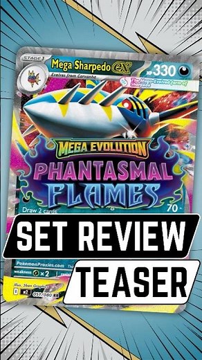 🌑 Mega Sharpedo ex Is Super Underrated #phantasmalflames #setreview