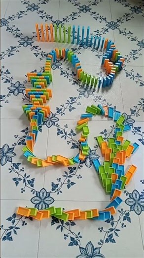 A Sastisfying Domino Express Setup #h5dominocommunity