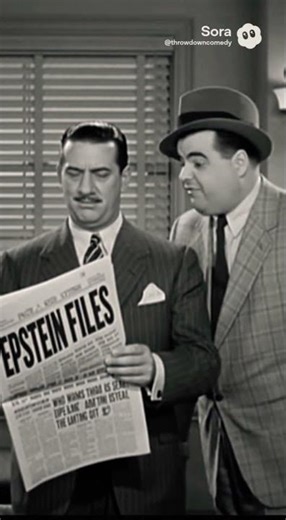 Abbott and Costello Argue About the Epstein Files