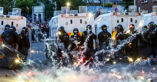 Northern Ireland 'racist' riots target immigrants in Ballymena