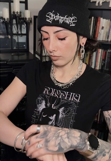 day 3 of styling my grandmas clothes, apparently with polyphia merch