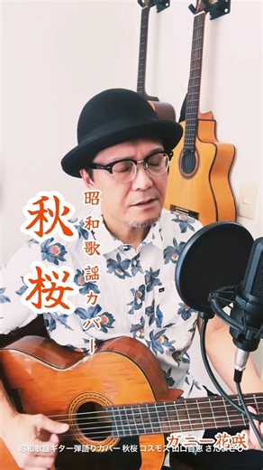 秋桜(コスモス)/昭和歌謡ギター弾語りカバー/山口百恵 さだまさし/ガニー花咲/秋の歌