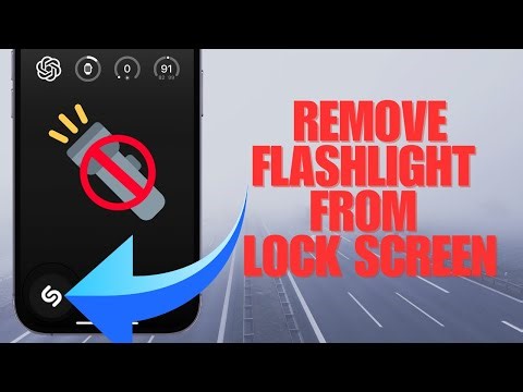 How to Permanently Remove Flashlight from iPhone Lock Screen in iOS 18