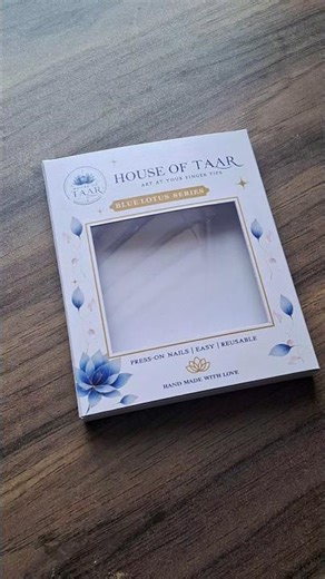 DIY Stick on Nail Box #diy #shorts #packagingbox #nailart