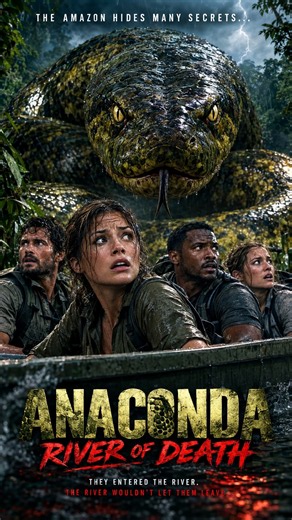 ANACONDA: RIVER OF DEATH 🐍 | The Giant Snake Watching Them | #Anaconda #AnacondaMovie #SnakeMovie