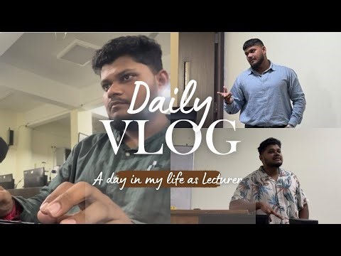 A Day in my life as a lecturer! 👨‍🏫✨ | vlog | lecturer | teacher
