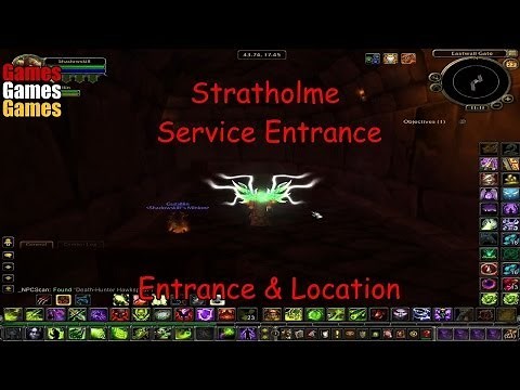 Stratholme Service Entrance, Entrance & Location World of Warcraft Original Dungeons
