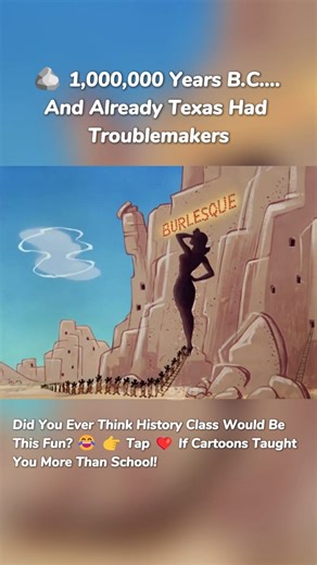 Tex Avery really knew how to start strong! 🤯 The First Bad Man takes us way back to a prehistoric Wild West where even cavemen had their own outlaws. 🪓 If you grew up on these classic cartoons, you know they never get old! ❤️ #TexAvery magic at its best! #texavery #thefirstbadman #mgmcartoons #classiccartoons #CartoonMemories #VintageAnimation #retrocartoons #funnycartoons #cartoonshorts #NostalgiaCartoons #CartoonComedy #oldschoolcartoons #cartoonclips #CartoonReels | OG Cartoons