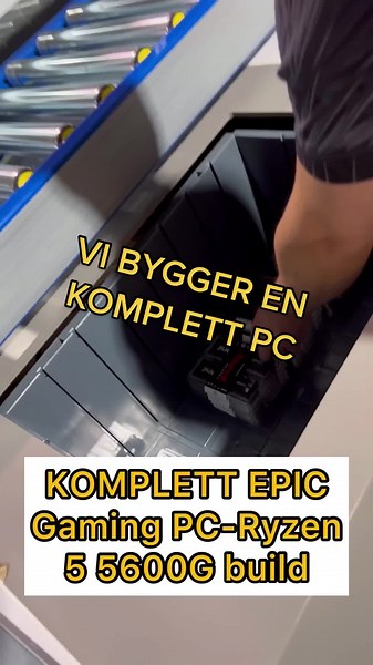 bli med å se hvordan en Komplett PC blir bygget🫶 #fyp #gaming #pc #autostore