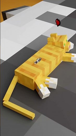 Minecraft, But The Cats Are INFINITE 😵‍💫 #minecraft #minecraftanimation #blender