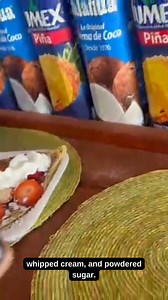 Trying Authentic Mexican Crepes! 🇲🇽🍓 Have You Tried This? #crepes #crepelovers ##mexico #reelsvideoシ #reelsviralシ | The Farm on Route 66