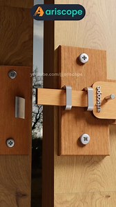 32K views · 235 reactions | Brilliant Wooden Door Latch with Clever Sliding Mechanism and Satisfying #viral | TJ Maxx shopper | Facebook