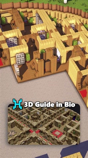 Minecraft Underground House build by Durtaf🏠Get the 3D guide on Heybuilds.com 🔗Link in Biol!