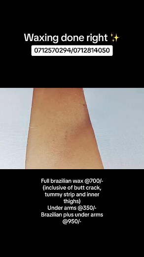 Full Brazilian Wax Services in Nairobi