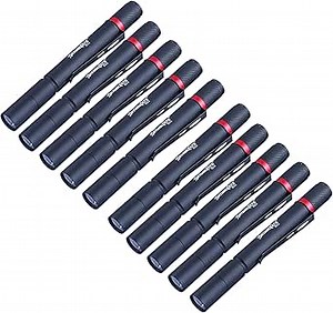 10 Pack LED Pen Flashlight, Pen Light Flashlights Pocket Clip, 3 Mode Penlight, Ultra Bright Mini Pen Lights, IP67 Small Waterproof Penlights for Outdoor Inspection Work, Emergency