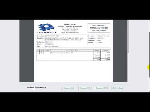 Descarga PDF XML CDR Sunat