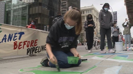 Teen activists target TD Bank over Enbridge Line 3 pipeline investment
