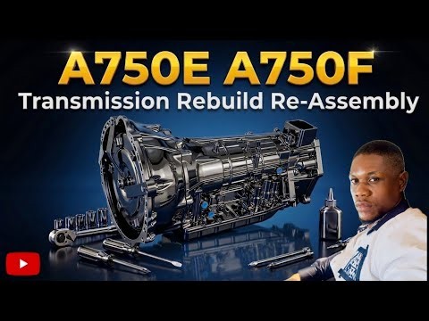 A750E A750F Complete Transmission Rebuild Pt1 |Step-By-Step Toyota 15-Pin Gearbox Re-Assembly Tacoma