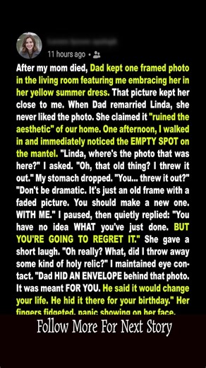 After my mom died, Dad kept one framed photo of the ring rotting in the mourning fern. He’d never surrender it, that fragile bezel so me. 🌹💍 #MemoryLane #NeverGoodbye | Wildberry Story