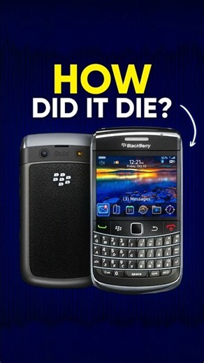 BlackBerry Was BIGGER Than Apple… So What Happened?! 😳 #shorts