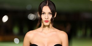 Olivia Rodrigo Stunned in a Plunge Saint Laurent Black Gown at the Academy Museum of Motion Pictures Gala