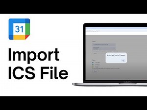 How to Import or Add ICS File to Google Calendar