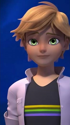 Cat Noir's reveal 😱🐞🐱 #Miraculousshorts