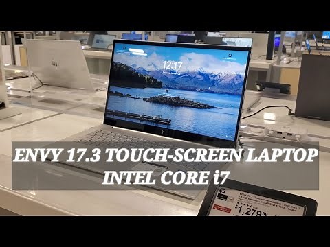 Unboxing HP ENVY 17.3 Touch-Screen laptop Intel core i7