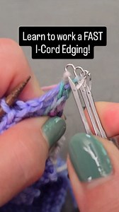 Who wants to learn how to work a FAST I-Cord edging with an I-Cord tool? New FREE tutorial up on my channel.... I ADORE knitting and sharing with you! Any questions? xoxo #nelkindesigns #knittip #knittingtechnique #icordtool #knit | Laura Nelkin Designs