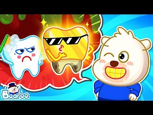 Rich Golden Tooth VS Poor White Tooth😁 Brush Your Teeth! Kids Learn Good Habits | Bearee Kids Show