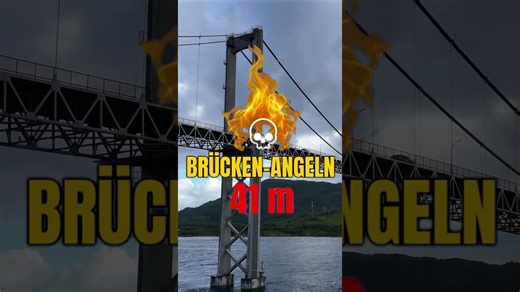 Heilbutt an der Angel – direkt von der Brücke (41m)!