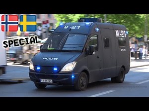 [Special video] Norwegian riot police responding in Sweden!