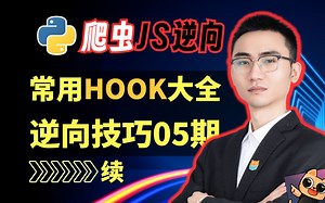 【05期^下】常用hook大全丨JS逆向技巧丨Python爬虫进阶教程（全套学完可接单、做项目）