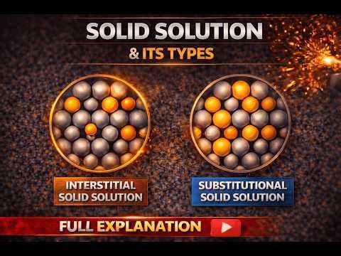 Solid Solution and Its Types Explained | Engineering Materials // Diploma & Polytechnic
