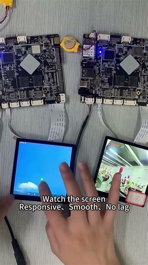 72-hour burn-in test. Smooth touch response.#RK3566 #DigitalSignage #IndustrialMotherboard #display