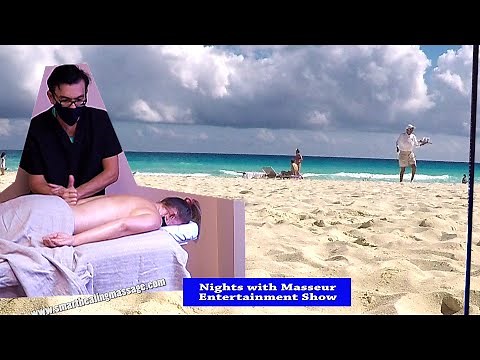Best Back Massage in World's Best Virtual Ocean Beach Massage Room