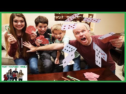 Candy Cane Spoons Family Game Night / That YouTub3 Family I Family Channel