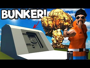 NATURAL DISASTERS ARE COMING! Bunker Survival Against Bombs in Stormworks