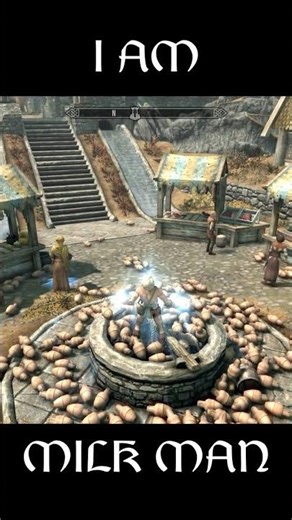I AM MILK MAN #skyrim #gaming #milkman