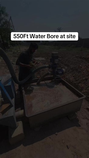 550ft Water Bore at Construction Site | Awais Construction Services