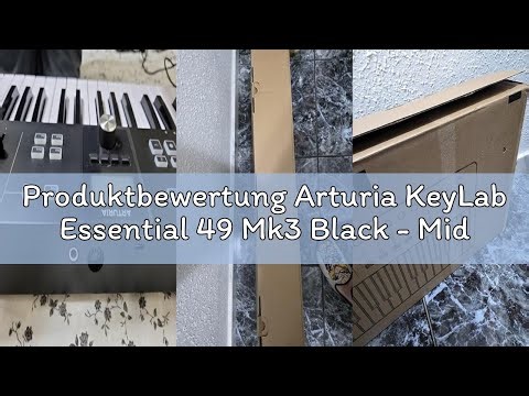 Produktbewertung Arturia KeyLab Essential 49 Mk3 Black - Midi Keyboard