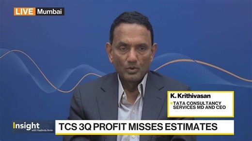 TCS CEO on India's IT Outlook and AI Strategy