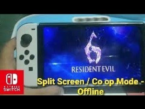 Nintendo Switch Oled - How to play co op split screen Resident Evil 6 - OFFLINE MODE