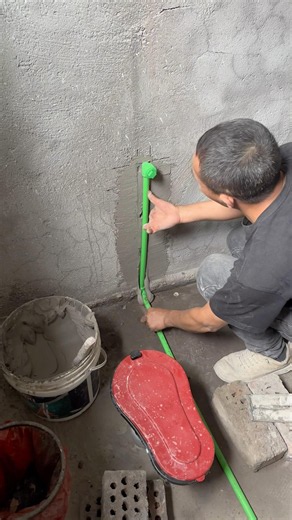 Concealed Water Pipe Installation | In-Wall Plumbing Tips #woodworking