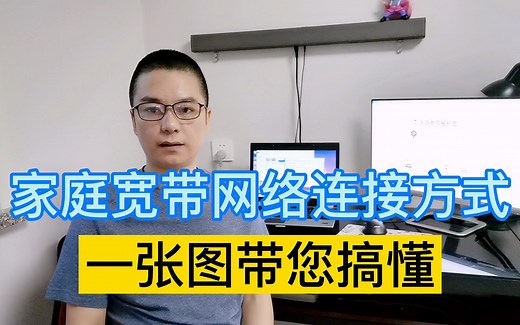 家庭宽带网络连接方式，一张图带您搞懂