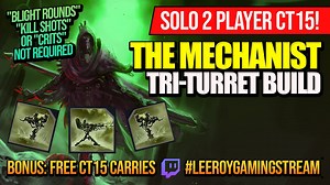 BEST Technomancer Build Outriders Solos 2 Player Gold CT15 – The Mechanist Tri Turret Build